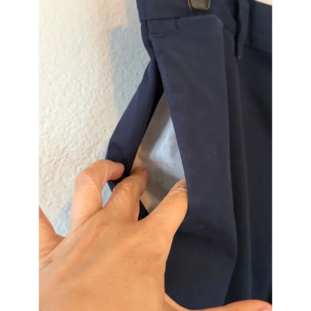 Men's Banana Republic Navy Mason Athletic Tapered Fit Dress Pants 34 x 36